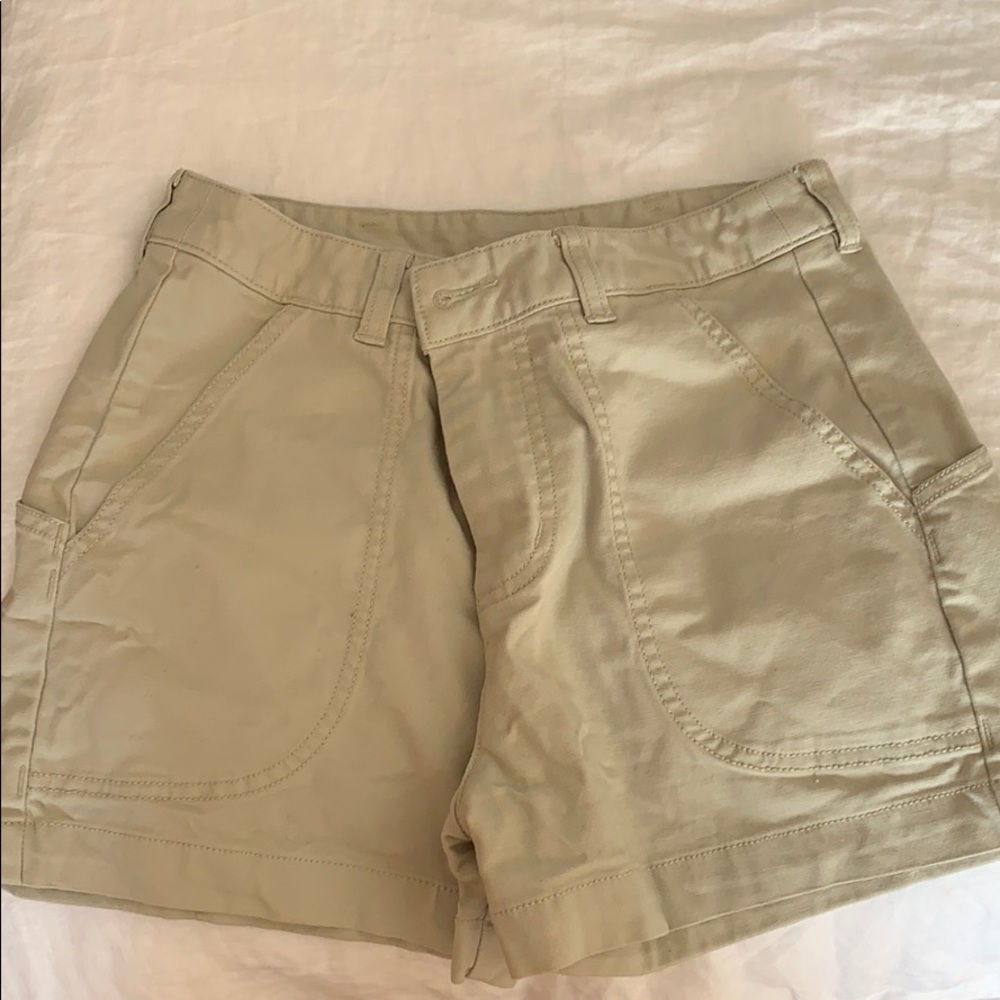 Patagonia Organic Cotton Shorts in Khaki